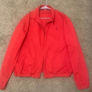 Red Zip-up Jacket Polo Ralph Lauren L